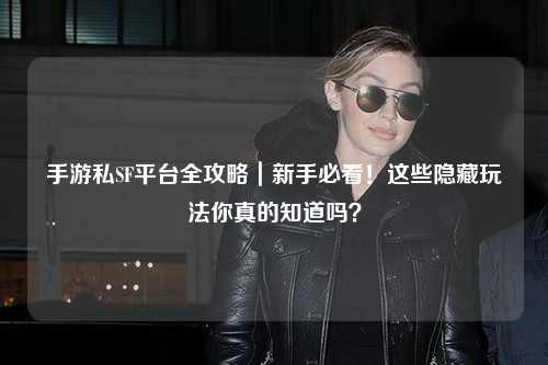 手游私SF平台全攻略｜新手必看！这些隐藏玩法你真的知道吗？